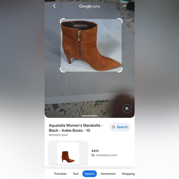 Aquatalia Marabella Booties Fall Pumpkin Spice Latte 8M made in Italy - Picture 8 of 8